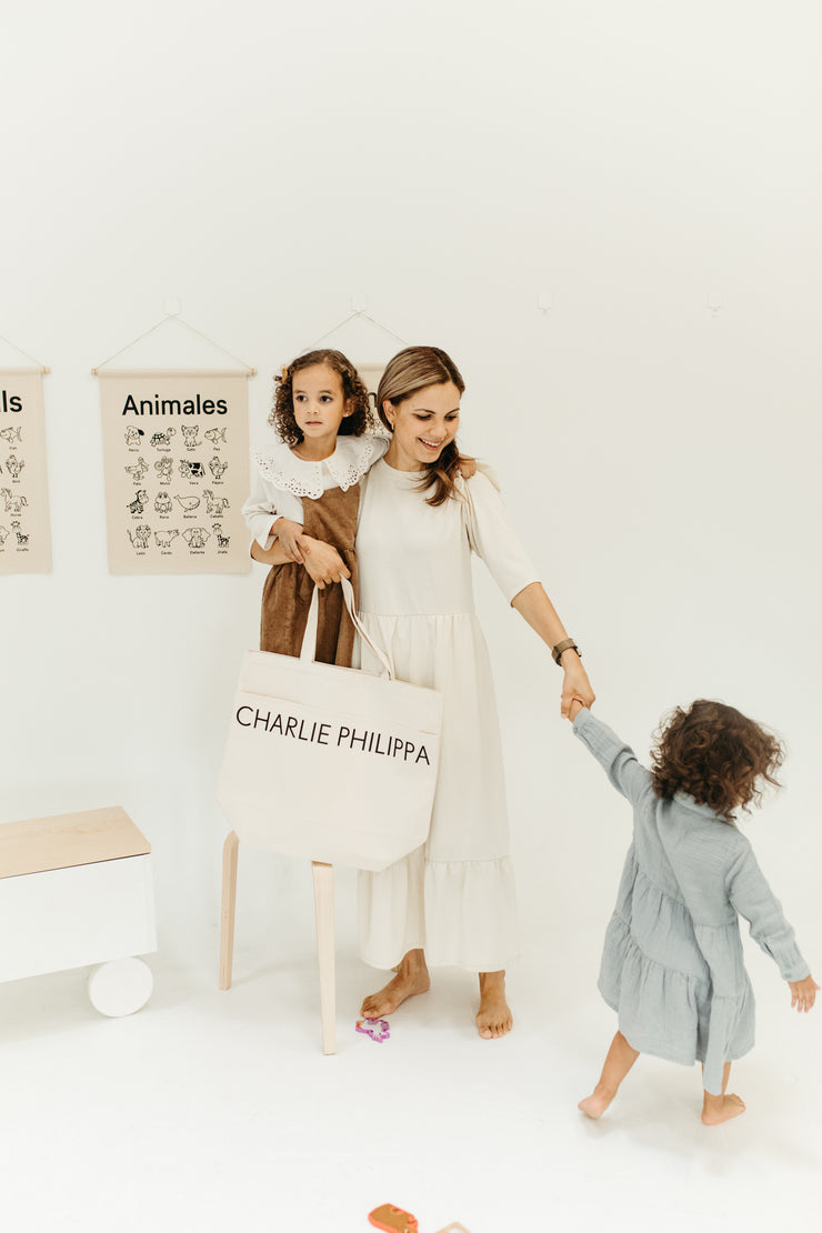 Custom "Kid Stuff" Canvas Tote