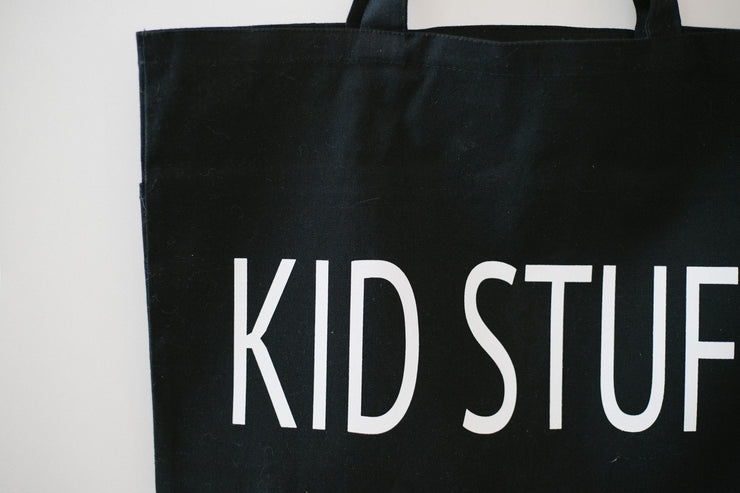 Custom "Kid Stuff" Canvas Tote
